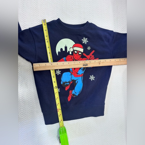 Marvel Dark Blue Spider-Man Holiday Kids Sweater - Picture 3 of 5